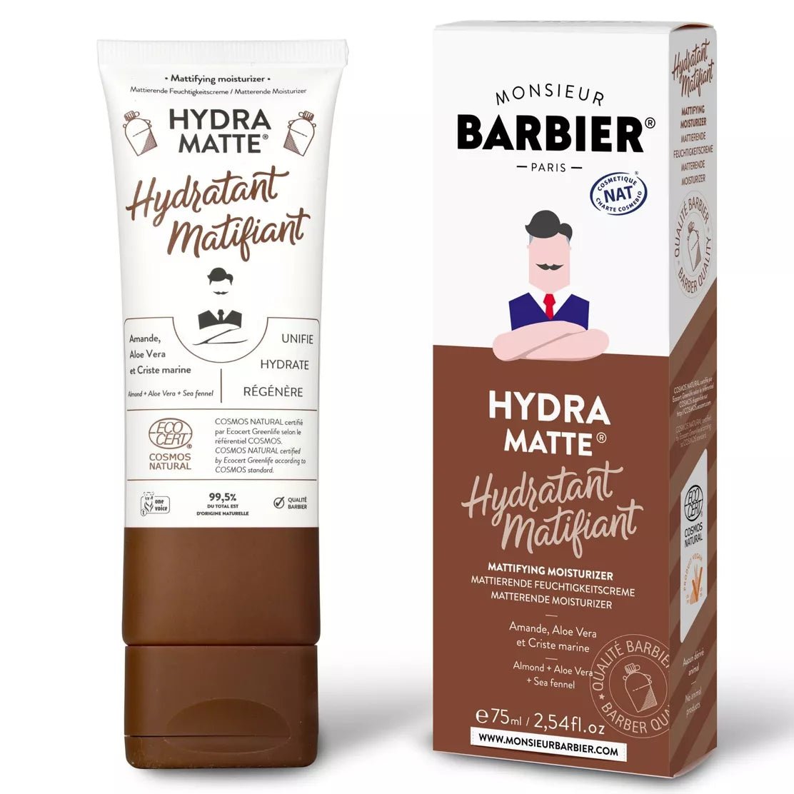 Monsieur Barbier Crème Hydratante Matifiante Hydra Matte - Ethnilink