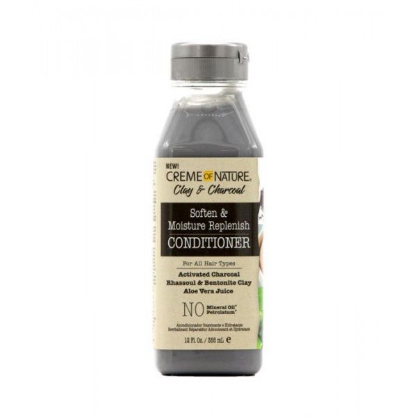 Creme Of Nature Clay & Charcoal Après-Shampoing 12oz - Ethnilink