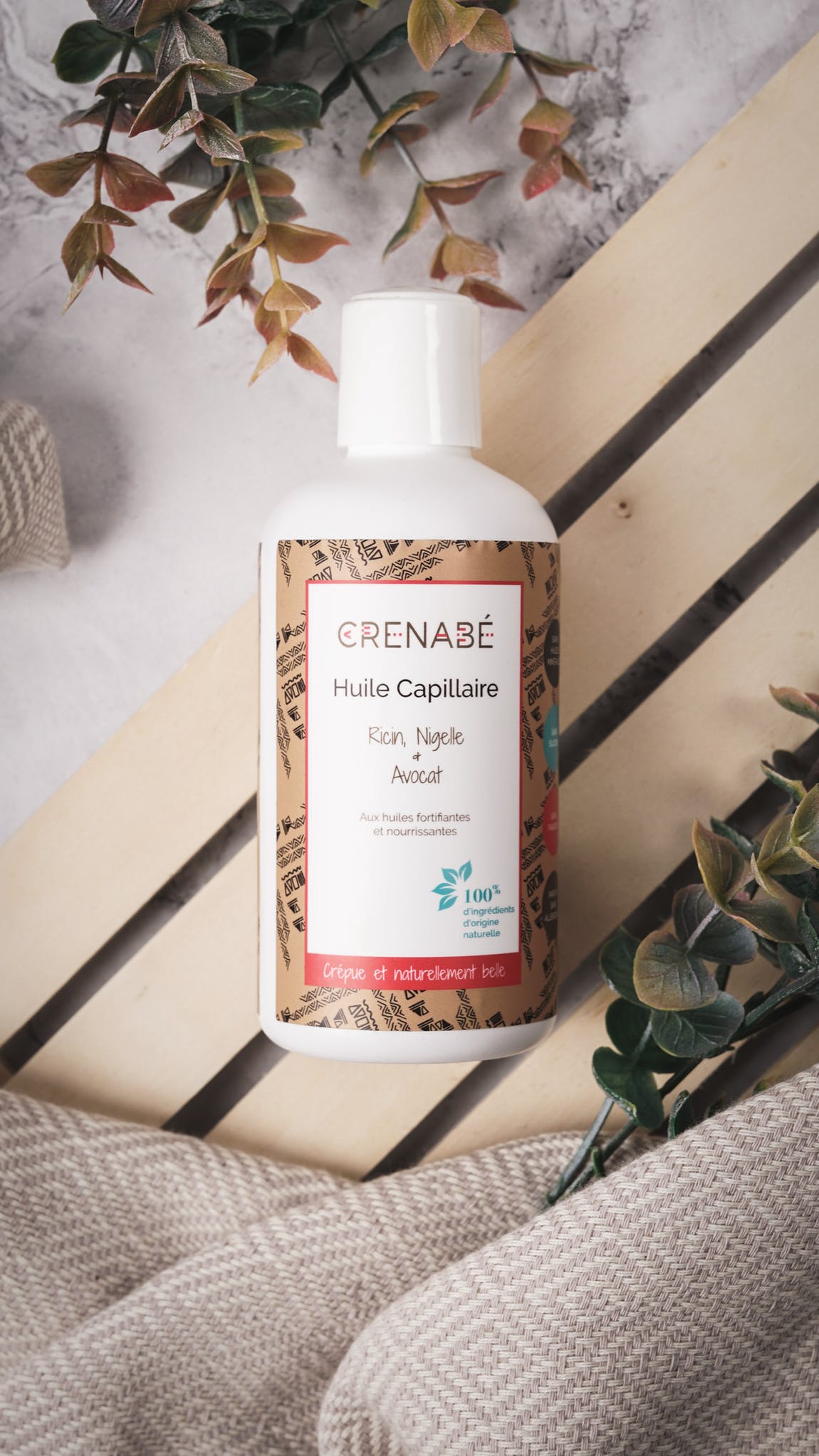 Crenabé Huile Capillaire Ricin, Nigelle & Avocat - Ethnilink