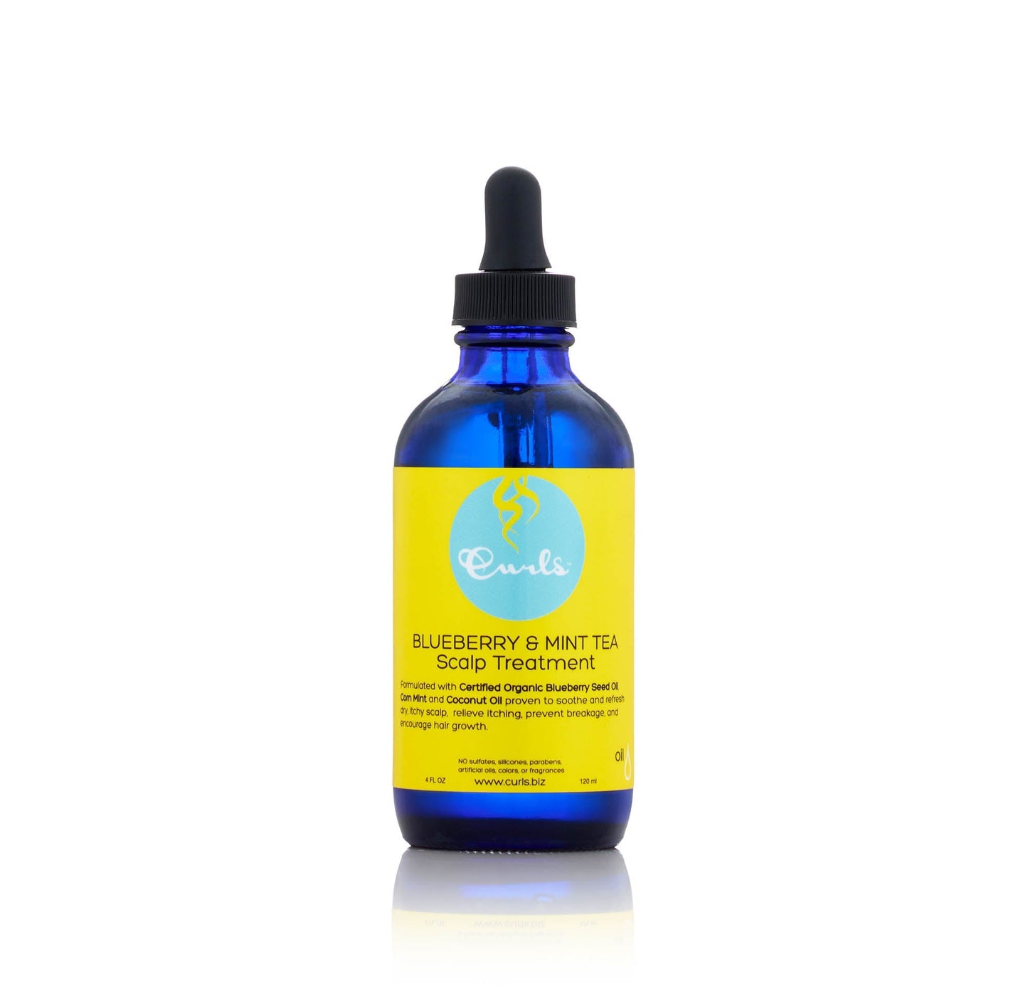 Curls Blueberry & Mint Tea Scalp Treatment 4oz - Ethnilink