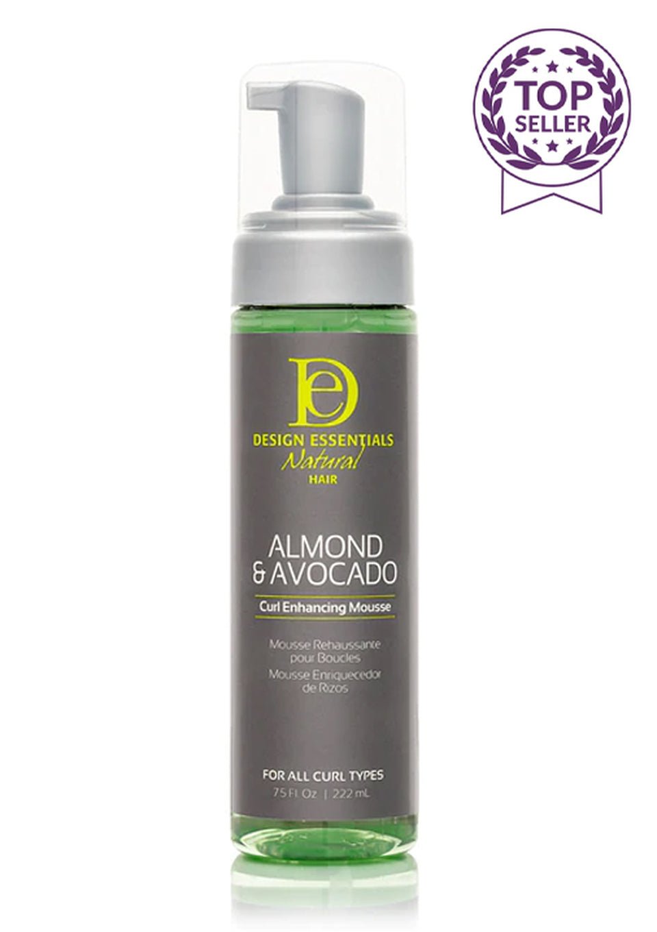 Design Essentials Natural Mousse Bouclante Amande & Avocat 296ml - Ethnilink
