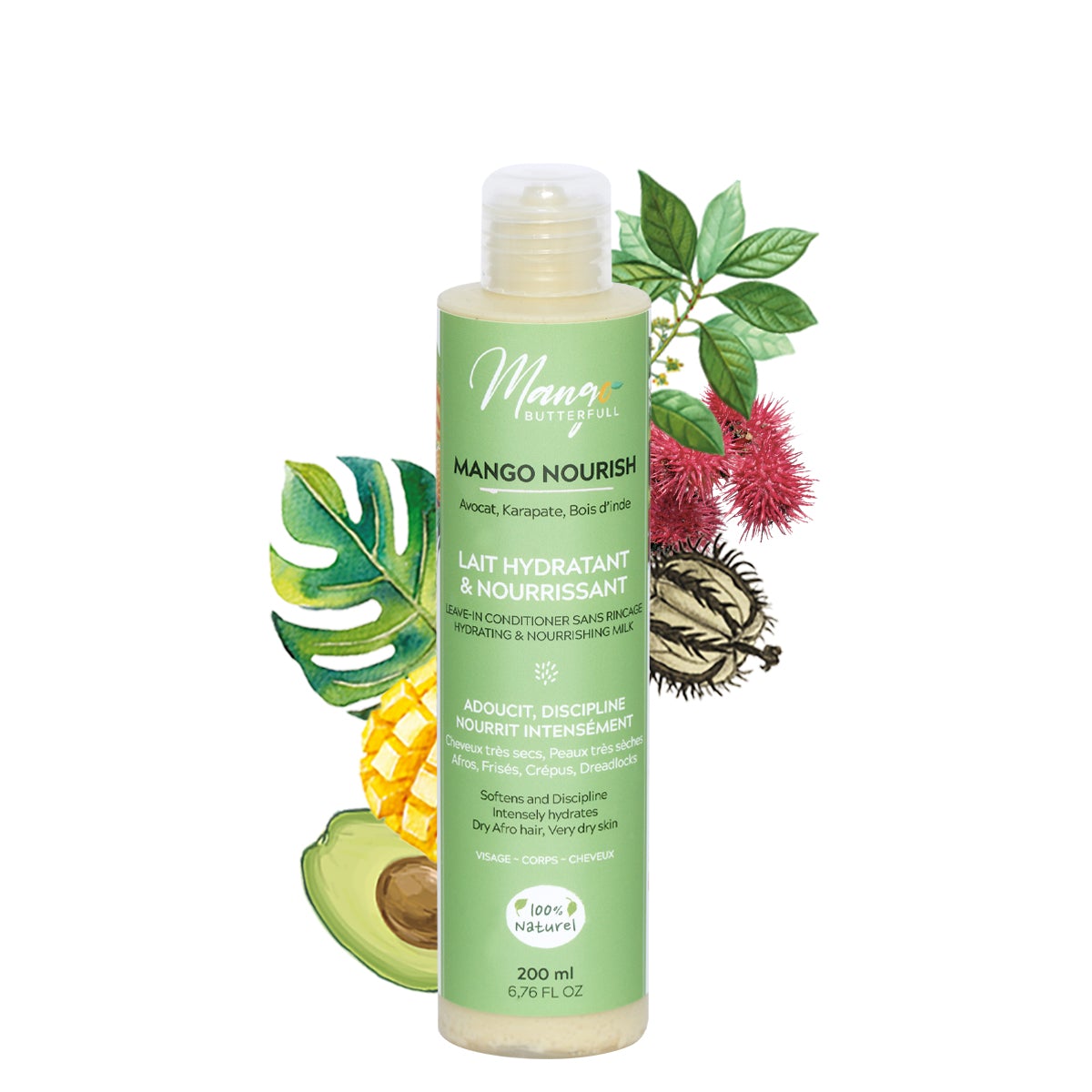 Mango Butterfull Mango Nourish Lait 200ml - Ethnilink