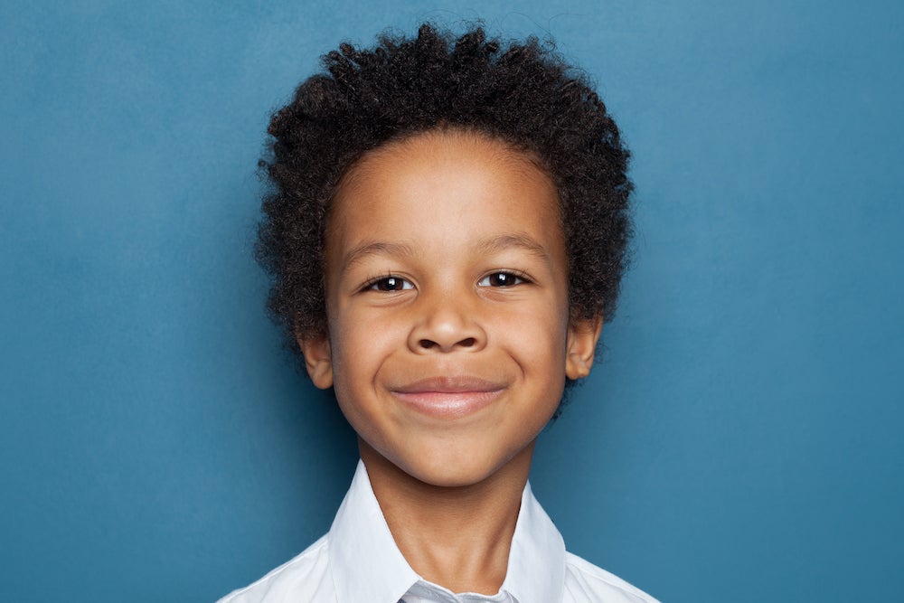 Cheveux bouclés à frisés pour enfants