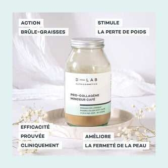 D-Lab Nutricosmetics Pro-Collagène Minceur Café - Ethnilink