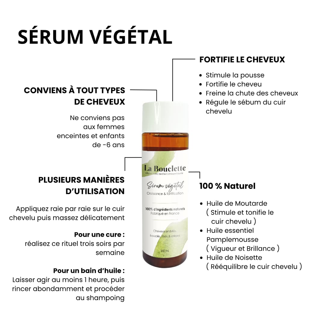 La Bouclette Serum Végétal - Ethnilink