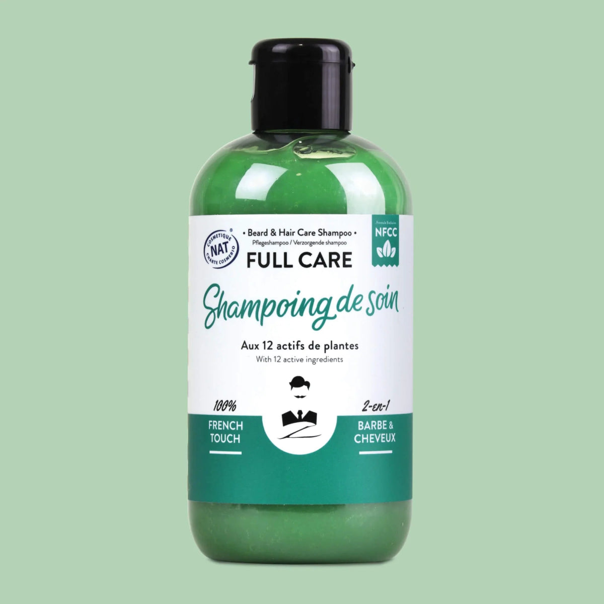 Monsieur Barbier Shampoing Barbe & Cheveux 2 en 1 Full Care - Ethnilink