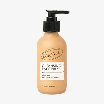 UpCircle Lait Nettoyant Visage à L'Aloé Véra + Poudre d'Avoine Recyclé - Ethnilink