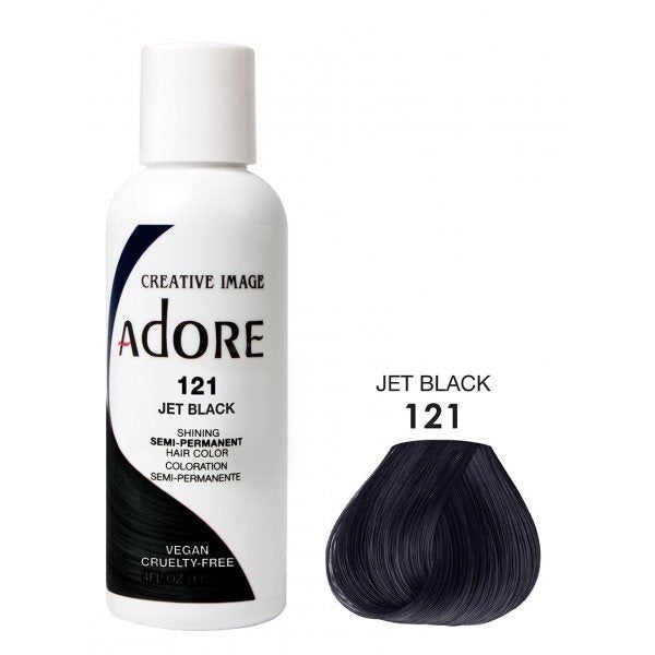 Adore Coloration Semi-Permanente Noir Profond 121 - Ethnilink