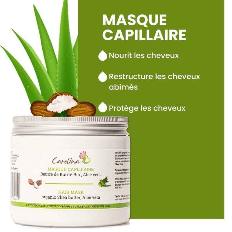 Carolina B Masque Capillaire 200ml - Ethnilink