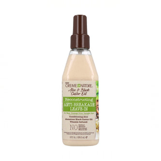 Creme Of Nature Aloe & Black Castor Oil Leave-In Anti-Casse 236ml - Ethnilink