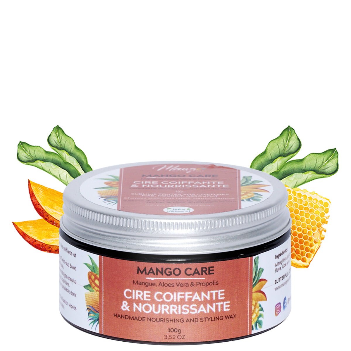 Mango Butterfull Mango Care Cire Coiffante 100g - Ethnilink