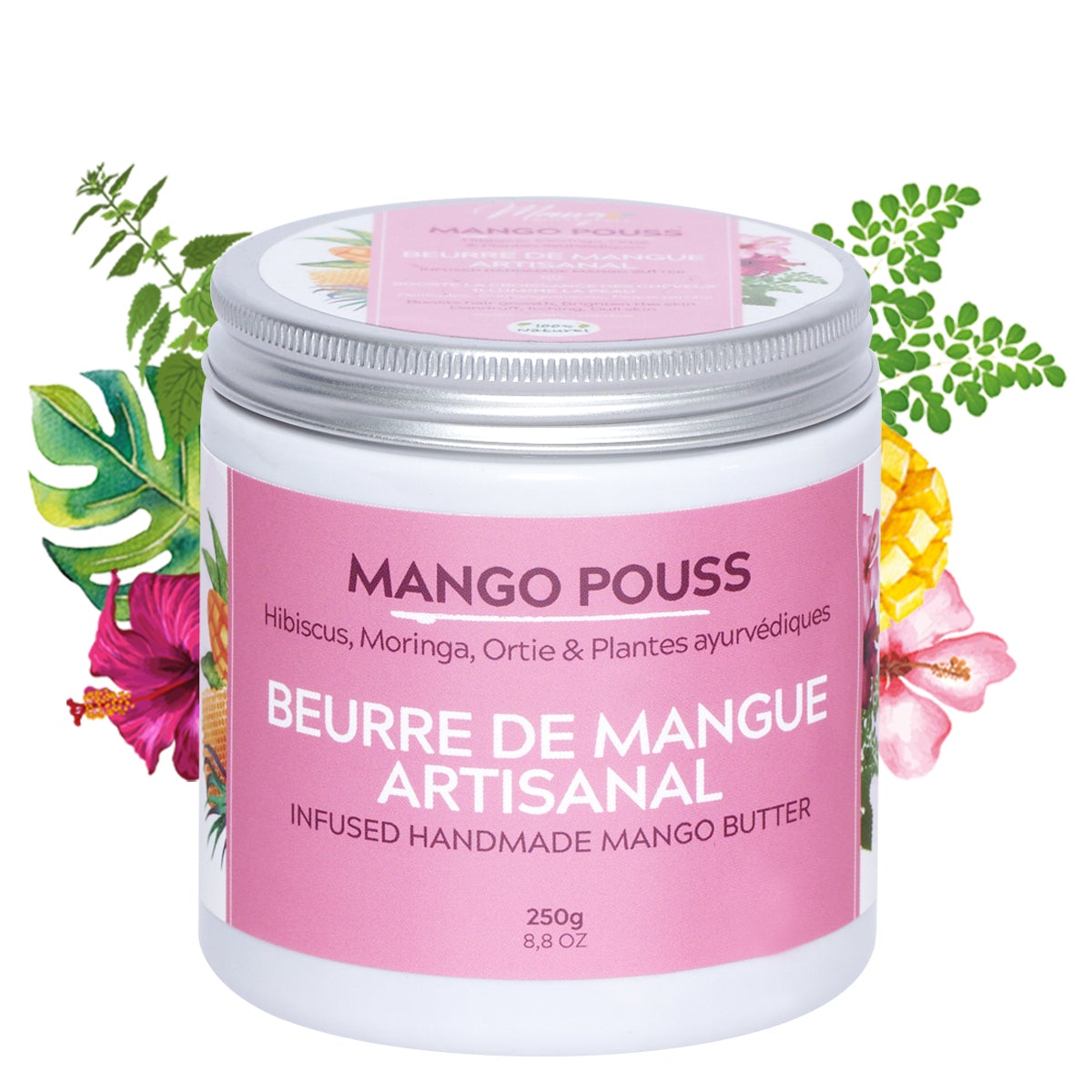 Mango Butterfull Mango Pouss Beurre De Mangue Artisanal 200ml - Ethnilink