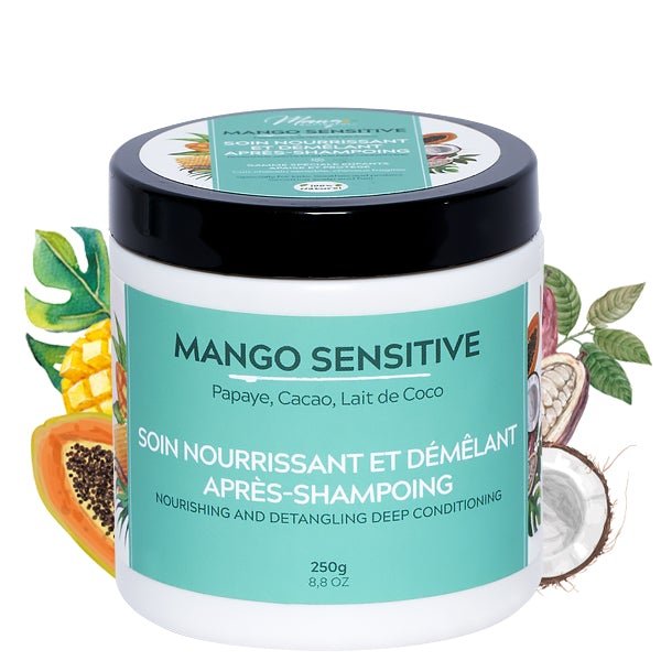 Mango Butterfull Mango Sensitive Soin Nourrissant Et Démêlant Après-Shampoing 250g - Ethnilink