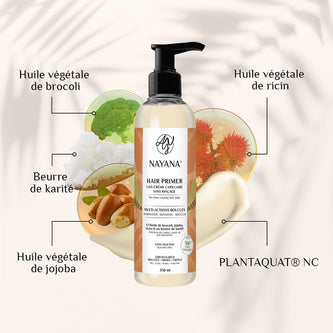 Nayana Hair Primer - Lait Crème Capillaire Sans Rinçage - Ethnilink