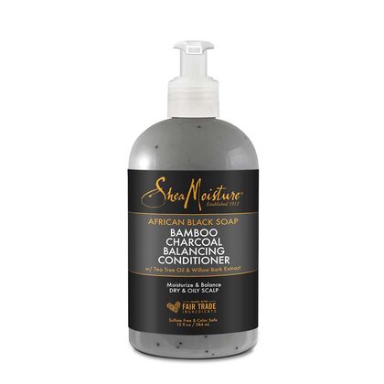 Shea Moisture African Black Soap Bamboo Charcoal Conditioner 384ml - Ethnilink