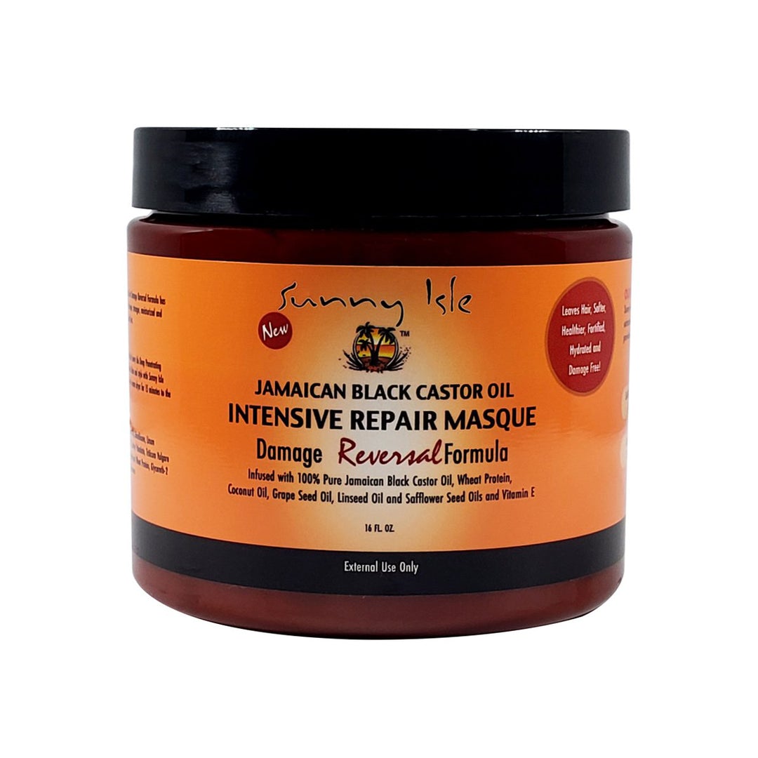 Sunny Isle Jamaican Black Castor Oil Masque Réparateur Intense 16oz - Ethnilink